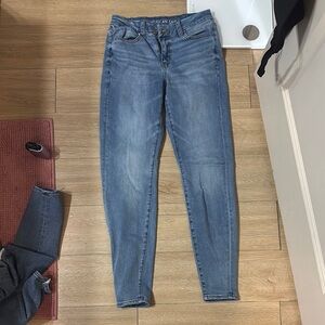 American Eagle Outfitters Skinny Blue Jeans Sleek Fit